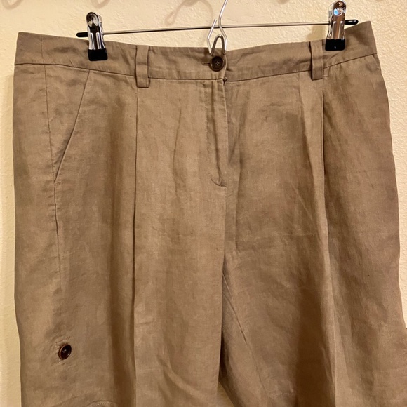 Eileen Fisher Linen shorts - Picture 4 of 4